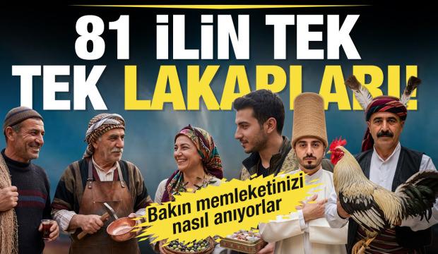 81 ilin tek tek lakapları! Bakın memleketinizi nasıl anıyorlar