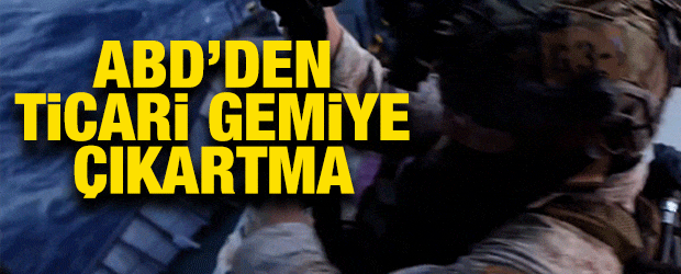 ABD ordusundan Umman Denizi'nde ticari gemiye &ccedil;ıkartma