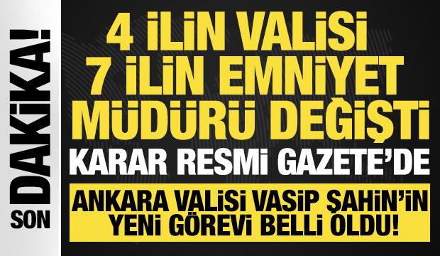 Atama kararları Resmi Gazete'de: Emniyet Genel M&uuml;d&uuml;r&uuml; değişti