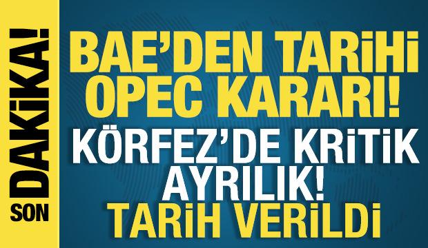 BAE, OPEC'ten ayrılma kararı aldı