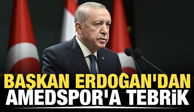Başkan Erdoğan'dan Amedspor'a tebrik