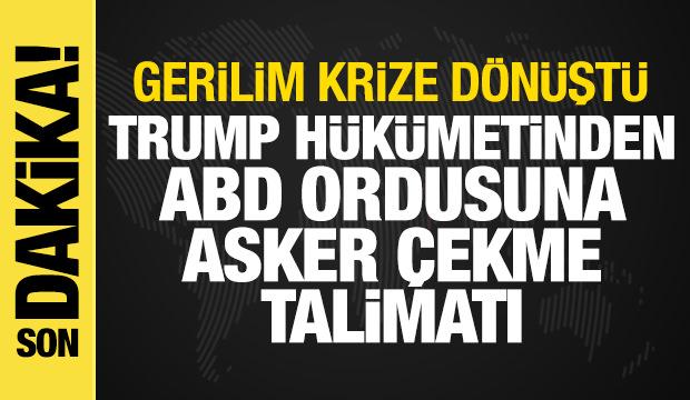 Trump h&uuml;k&uuml;metinden ABD ordusuna Almanya'dan asker &ccedil;ekme talimatı