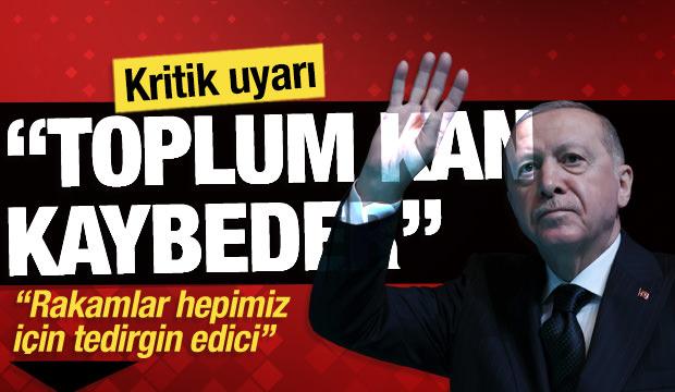 Cumhurbaşkanı Erdoğan: 'Aile zayıfladığında toplum kan kaybeder'