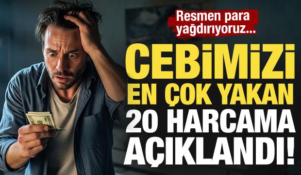 En &ccedil;ok cebimizi yakan 20 harcama a&ccedil;ıklandı! Resmen para yağdırıyoruz...
