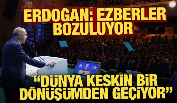 Erdoğan: Meslekler d&ouml;n&uuml;ş&uuml;yor, istihdam alanında ezberler bozuluyor