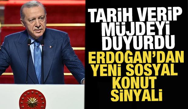 Erdoğan m&uuml;jdeyi verdi: Konut projesine yenileri eklenecek