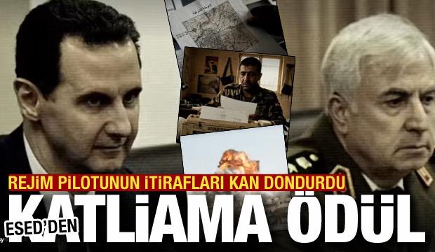 Esed'den katliama &ouml;d&uuml;l! Rejim pilotu: Emri uygulamazsan &ouml;ld&uuml;r&uuml;l&uuml;rs&uuml;n