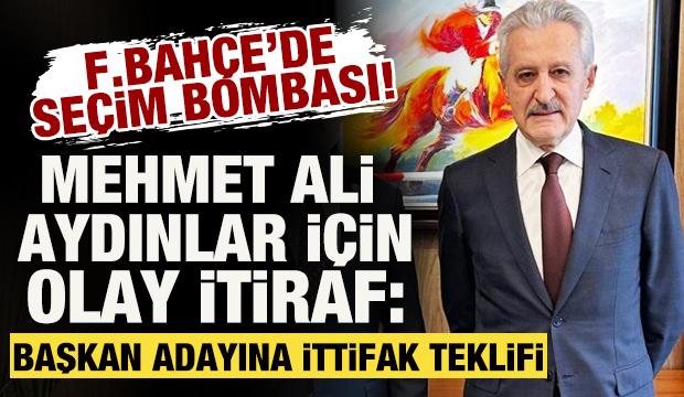 F.Bah&ccedil;e'de se&ccedil;im bombası! Mehmet Ali Aydınlar i&ccedil;in olay itiraf: İttifak kurmak istemiş