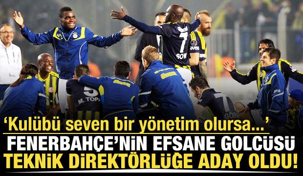 Fenerbah&ccedil;e'nin efsane golc&uuml;s&uuml; hocalığa aday oldu! Desteklediği başkanı duyurdu