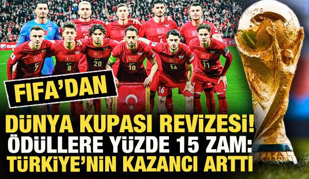 FIFA'dan 'D&uuml;nya Kupası' revizesi! Kesenin ağzı a&ccedil;ıldı: T&uuml;rkiye'nin kazancı da arttı