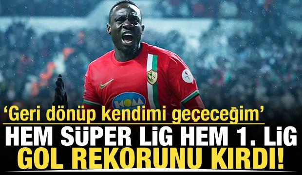 Hem S&uuml;per Lig hem 1. Lig gol rekorunun sahibi geri d&ouml;n&uuml;yor!