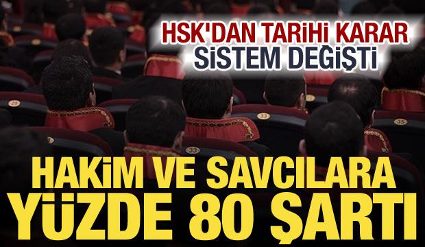 HSK'dan tarihi karar! Hakim ve savcılara terfide y&uuml;zde 80 şartı getirildi