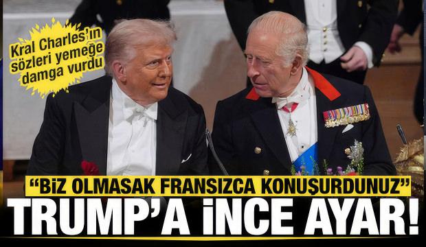 İngiltere Kralı Charles'ın Trump'a y&ouml;nelik s&ouml;zleri yemeğe damga vurdu