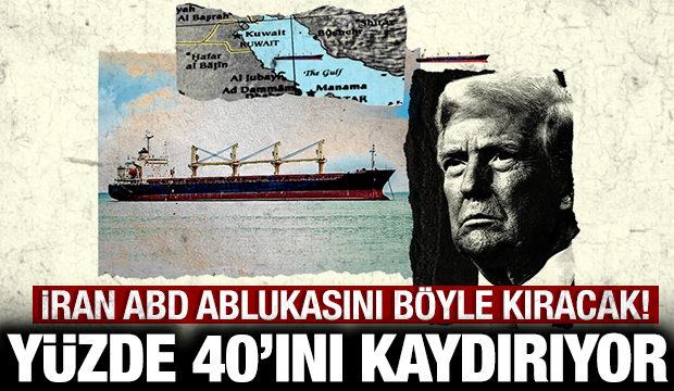 İran ABD ablukasını b&ouml;yle kıracak: Y&uuml;zde 40'ını kaydırıyor!