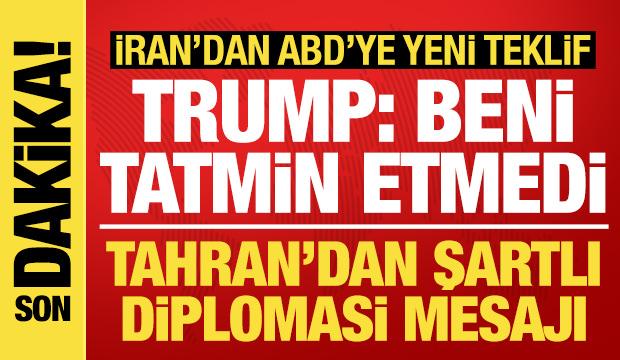 İran'ın ABD'ye yeni teklifi sonrası Beyaz Saray'dan a&ccedil;ıklama
