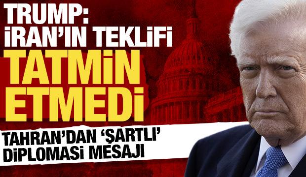 İran'ın ABD'ye yeni teklifi sonrası Beyaz Saray'dan a&ccedil;ıklama