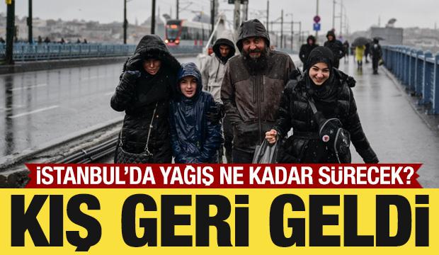 Kış geri geldi: İstanbul'da yağış ne kadar s&uuml;recek?