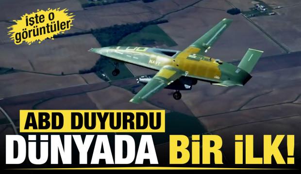 MQ-25A Stingray ilk operasyonel u&ccedil;uşunu ger&ccedil;ekleştirdi