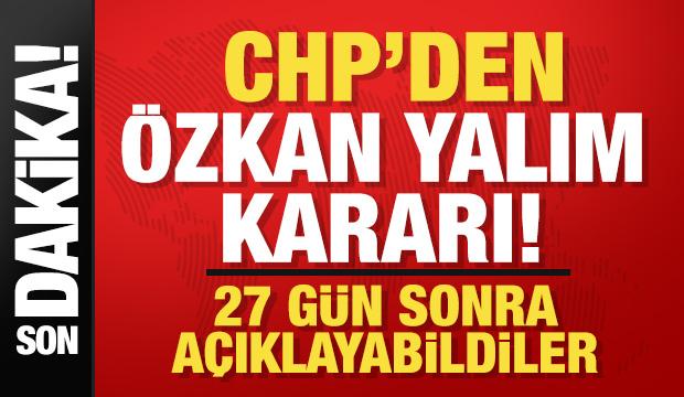 &Ouml;zkan Yalım CHP'den ihra&ccedil; edildi