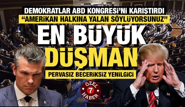 Pentagon&rsquo;da İran savaşı d&uuml;ellosu: Bakan Hegseth ve demokratlar arasında sert hesaplaşma