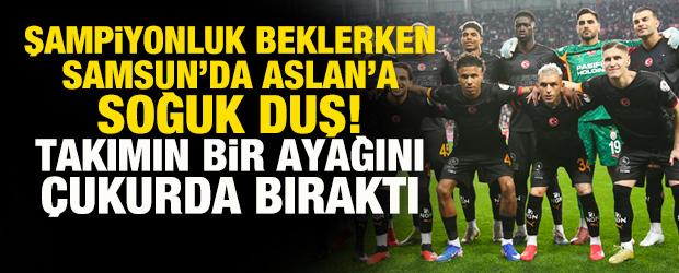 Şampiyonluk beklerken Galatasaray'a soğuk duş: Takımın bir ayağını &ccedil;ukurda bıraktı
