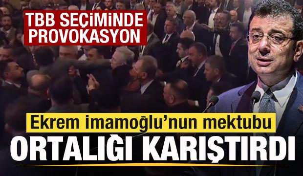 TBB se&ccedil;iminde kavga! Erkem İmamoğlu'nun mektubu ortalığı karıştırdı