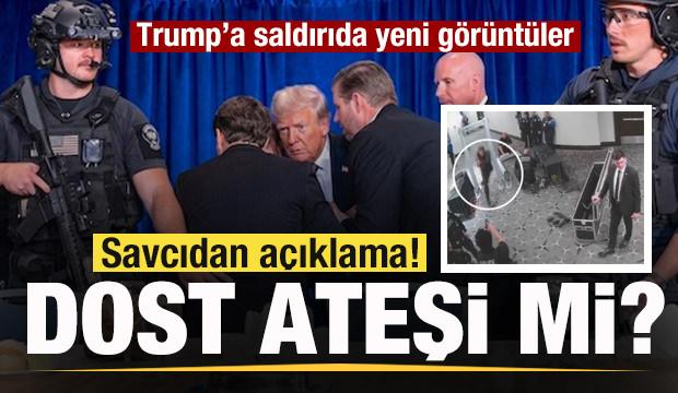 Trump'ın katıldığı yemeğe saldırıdan yeni g&ouml;r&uuml;nt&uuml;ler