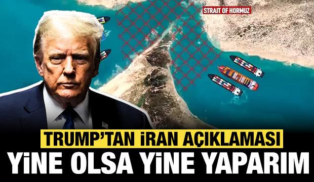 Trump'tan canlı yayında İran a&ccedil;ıklaması: T&uuml;m d&uuml;nya bu s&ouml;zlere kilitlendi!
