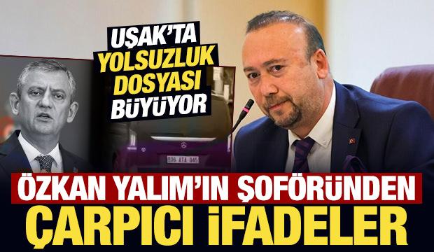 Uşak&rsquo;ta yolsuzluk dosyası b&uuml;y&uuml;yor: &Ouml;zkan Yalım&rsquo;ın şof&ouml;r&uuml;nden &ccedil;arpıcı ifadeler