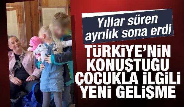 Yıllar s&uuml;ren ayrılık sona erdi: Kayıp &ccedil;ocuk Almanya yolcusu