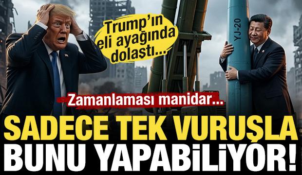 Zamanlaması manidar! &Ccedil;in'den ABD'ye g&ouml;zdağı: Tek vuruşla dev gemileri batırıyor!