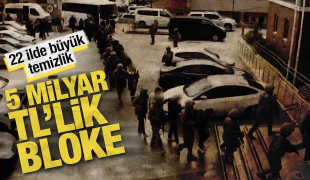 22 ilde dev operasyon: Organize su&ccedil; &ouml;rg&uuml;tlerine darbe