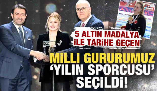 5 altın madalya ile T&uuml;rk spor tarihine ge&ccedil;en Defne Kurt, yılın sporcusu se&ccedil;ildi