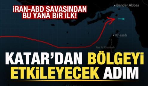 ABD/İsrail-İran savaşından bu yana bir ilk! Katar'dan b&ouml;lgeyi etkileyecek adım