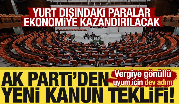 AK Parti'den yeni kanun teklifi: TBMM'ye sunuldu!