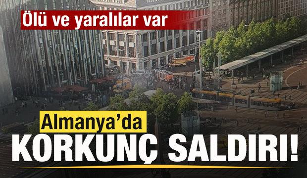 Almanya'da korkun&ccedil; saldırı! &Ouml;l&uuml; ve yaralılar var