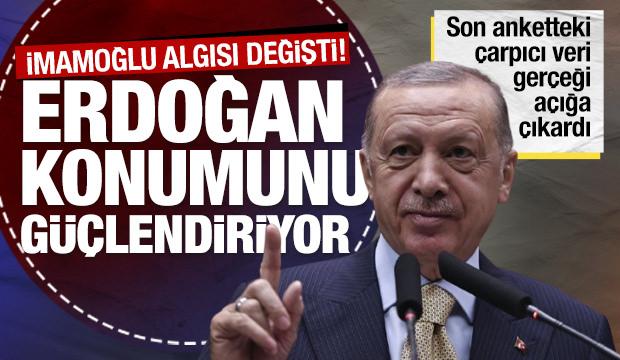 Anketlerde ciddi d&uuml;ş&uuml;ş: İmamoğlu oy kaybediyor, Erdoğan 'g&uuml;&ccedil;l&uuml; lider' konumunda