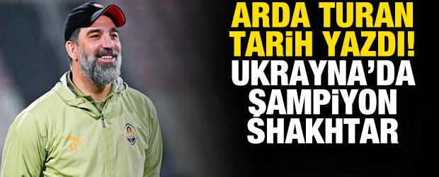 Arda Turan Shakhtar Donetsk'le şampiyon oldu!