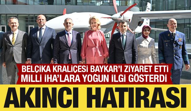 Bel&ccedil;ika Krali&ccedil;esi Mathilde, Baykar'ı ziyaret etti