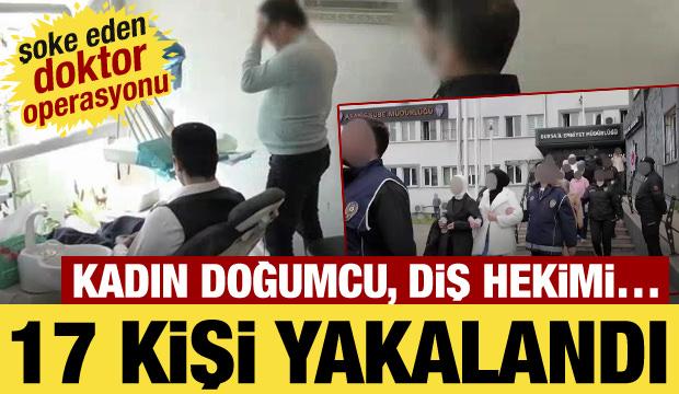 Bursa'da sahte doktor operasyonu! Evleri polikliniğe &ccedil;evirmişler: 17 ş&uuml;pheli yakalandı