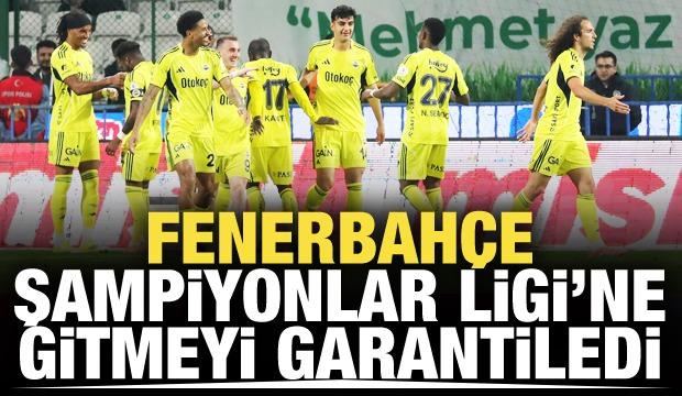 Konya'da farka giden Fenerbah&ccedil;e, Devler Ligi'ni garantiledi