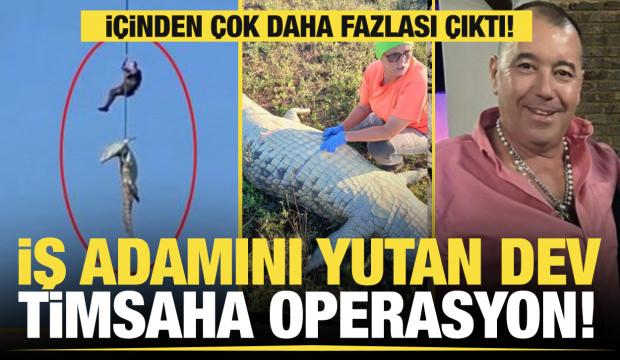​G&uuml;ney Afrika'da dehşet: Kayıp iş adamını yutan dev timsaha helikopterli operasyon