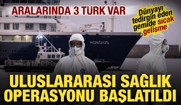 Hantavir&uuml;sl&uuml; gemi limana yanaştı! 147 kişi i&ccedil;in uluslararası sağlık operasyonu başlatıldı