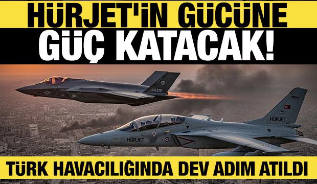 H&Uuml;RJET'in g&uuml;c&uuml;ne g&uuml;&ccedil; katacak: T&uuml;rk havacılığında dev adım atıldı