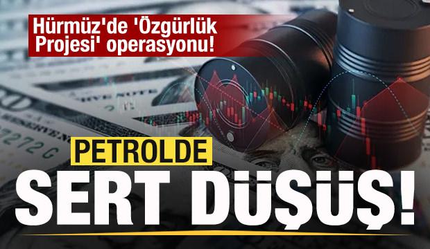 H&uuml;rm&uuml;z'de '&Ouml;zg&uuml;rl&uuml;k Projesi' operasyonu! Petrolde sert d&uuml;ş&uuml;ş! 