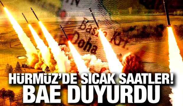 H&uuml;rm&uuml;z'de sıcak saatler! BAE duyurdu: Petrol tankerimiz vuruldu