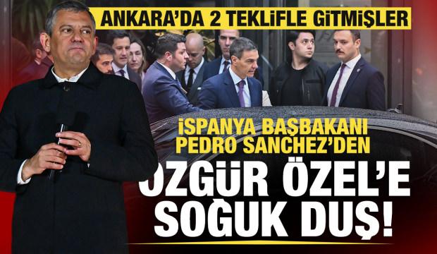 İspanya Başbakanı Pedro Sanchez'den &Ouml;zg&uuml;r &Ouml;zel&rsquo;e ret!