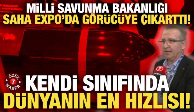 Kendi sınıfında d&uuml;nyanın en hızlısı! MSB g&ouml;r&uuml;c&uuml;ye &ccedil;ıkarttı