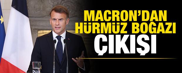Macron'dan H&uuml;rm&uuml;z Boğazı &ccedil;ıkışı! İran ve Trump'a &ccedil;ağrı