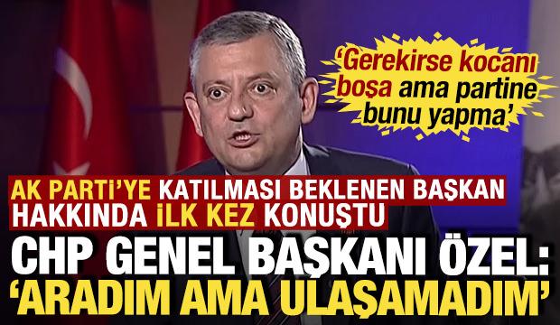 &Ouml;zg&uuml;r &Ouml;zel'den 'Burcu K&ouml;ksal' a&ccedil;ıklaması: 'Gerekirse kocanı boşa ama partine bunu yapma'